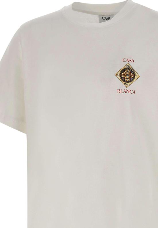26SS 카사블랑카 반팔 티셔츠 5063820007180 WHITE - CASABLANCA