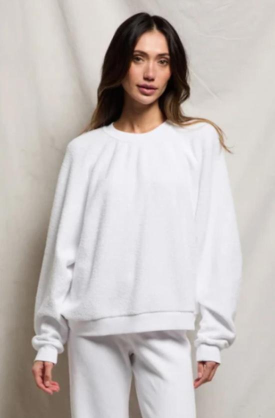 퍼펙트 화이트 티 스웨터 퍼펙트화이트티 지기 스웨트셔츠 화이트 - PERFECT WHITE TEE