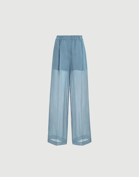 26SS 브루넬로 쿠치넬리 스트레이트 팬츠 M0F91P9174C9704 Blue