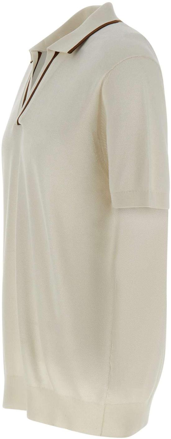 26SS 파올로페코라 폴로 티셔츠 A017F1001102 WHITE - PAOLO PECORA