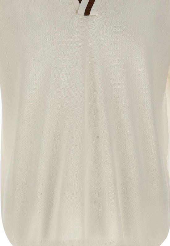 26SS 파올로페코라 폴로 티셔츠 A017F1001102 WHITE - PAOLO PECORA