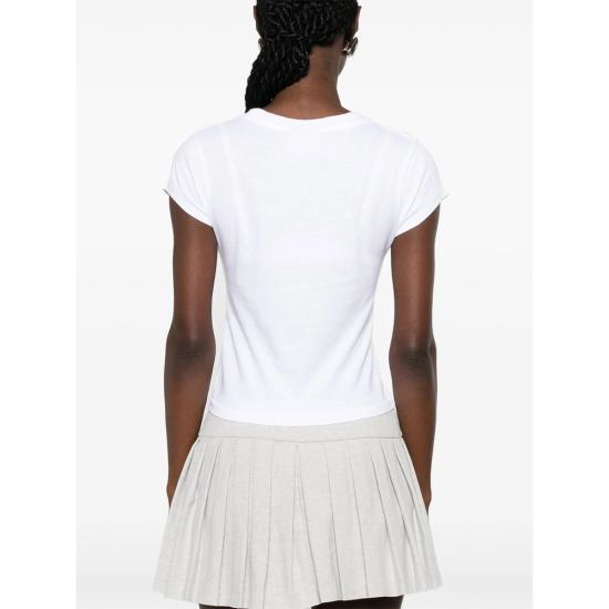 26FW 스포티앤리치 반팔 티셔츠 TO111716691WH WHSBL WHITE - SPORTY & RICH