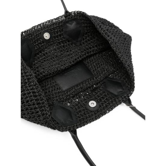26SS 비비안웨스트우드 사피아노 미디엄 탑핸들 토트백 4D03000DU W01GT N401 BLACK - VIVIENNE WESTWOOD