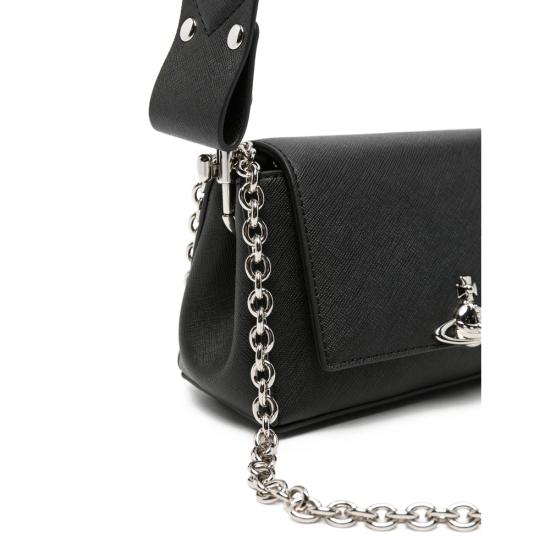 26FW 비비안웨스트우드 헤이즐 스몰 핸드백 4603000WW S0021 N401 BLACK - VIVIENNE WESTWOOD