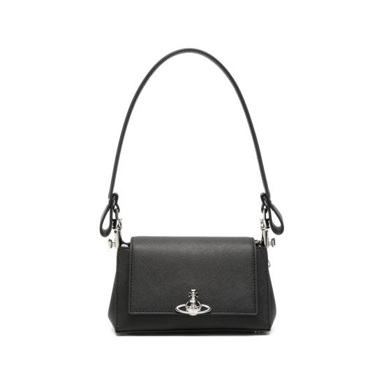 26FW 비비안웨스트우드 헤이즐 스몰 핸드백 4603000WW S0021 N401 BLACK