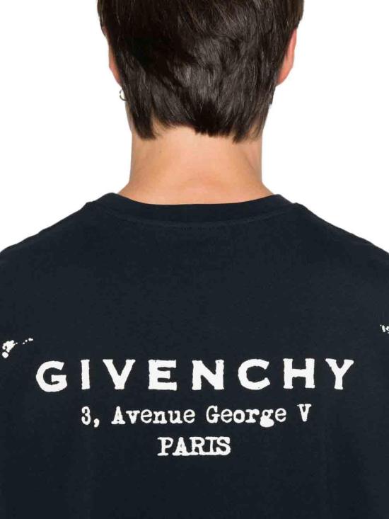 26SS 지방시 반팔 티셔츠 3617015481143 NAVY - GIVENCHY