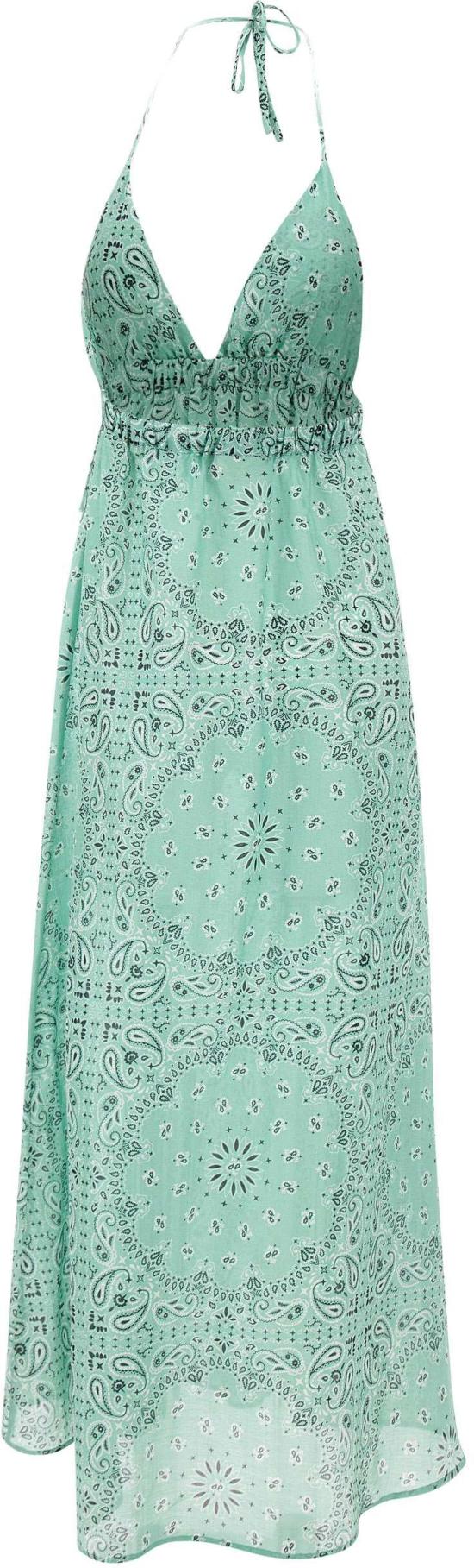 26SS 세인트바쓰 롱 원피스 ZUK000101350L GREEN - MC2 SAINT BARTH