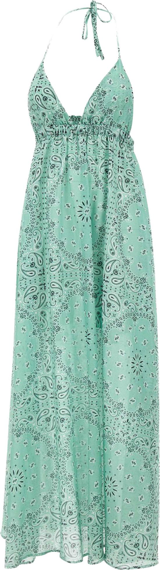 26SS 세인트바쓰 롱 원피스 ZUK000101350L GREEN