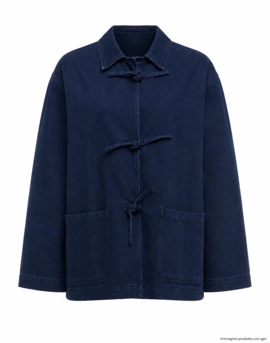 26FW Eat Dust 673 데님 자켓 W B 0001 END 504 Blue