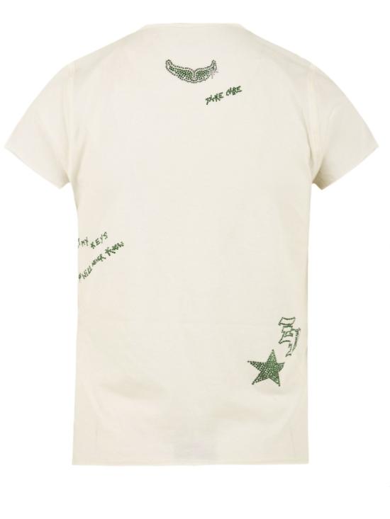 26SS 자딕앤볼테르 반팔 티셔츠 JWTN02652JUDO Neutrals - ZADIG & VOLTAIRE