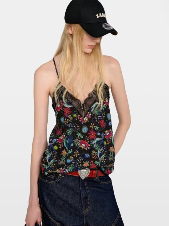 26SS 자딕앤볼테르 민소매 티셔츠 WWCR01317ENCRE Black - ZADIG & VOLTAIRE