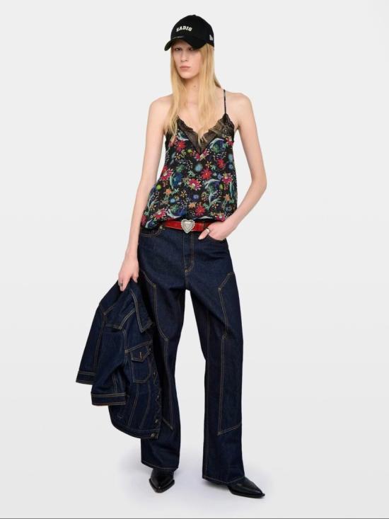 26SS 자딕앤볼테르 민소매 티셔츠 WWCR01317ENCRE Black - ZADIG & VOLTAIRE
