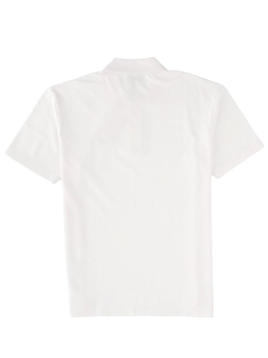 26SS 메종키츠네 폭스 헤드 컴포트 폴로 티셔츠 PM00210KP0001P100 WHITE DOM - MAISON KITSUNE