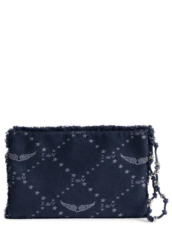 26SS 자딕앤볼테르 클러치/파우치 LWSG03746SILENT Blue - ZADIG & VOLTAIRE