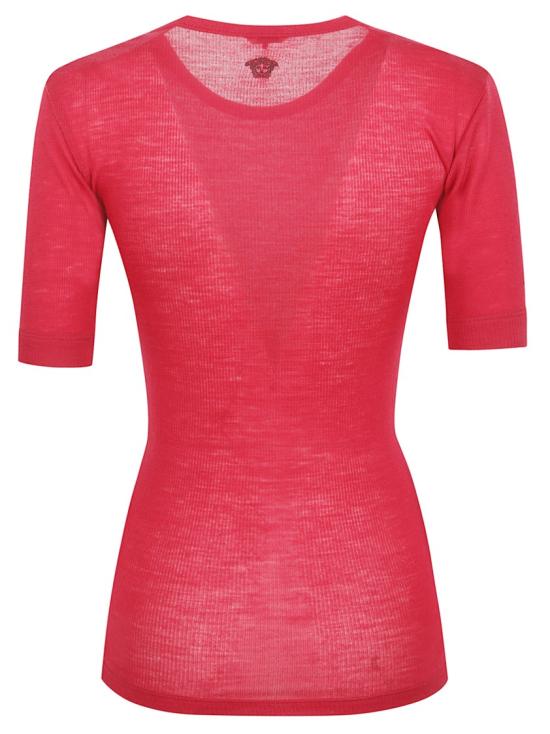 26SS 베르사체 반팔 티셔츠 10245061A175481RB30 Pink - VERSACE
