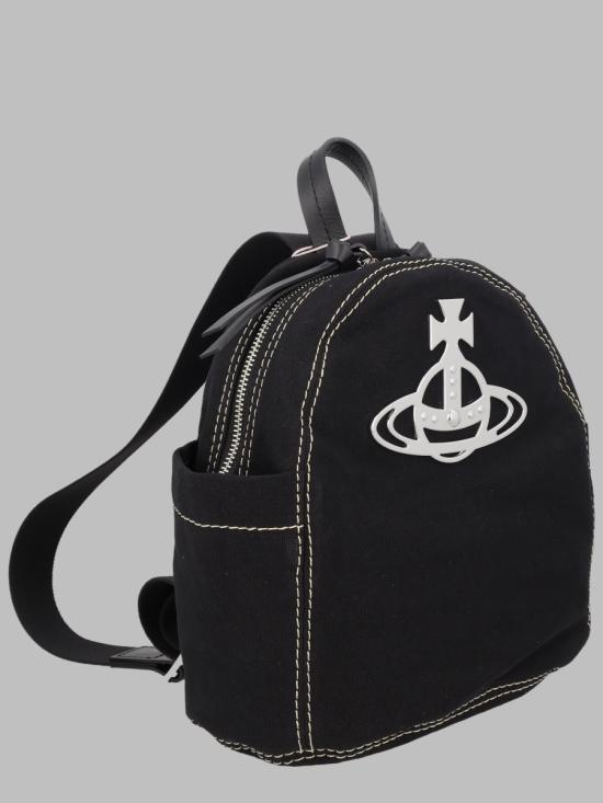 26SS 비비안웨스트우드 백팩 4A03000FU W01AY N401 BLACK DOM - VIVIENNE WESTWOOD