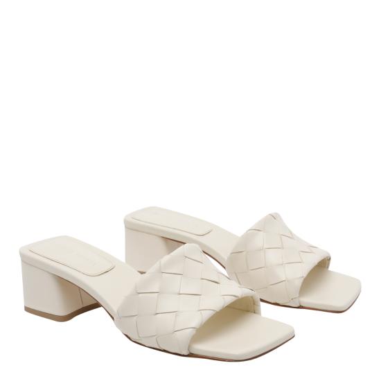26SS 보테가베네타 뮬/슬리퍼 838098 V2ED09031 White - BOTTEGA VENETA