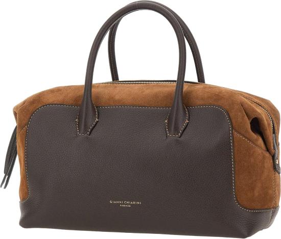 26FW 지아니 끼아리니 토트백 BS12241GRNCMESPRESSOCOGNAC BROWN
