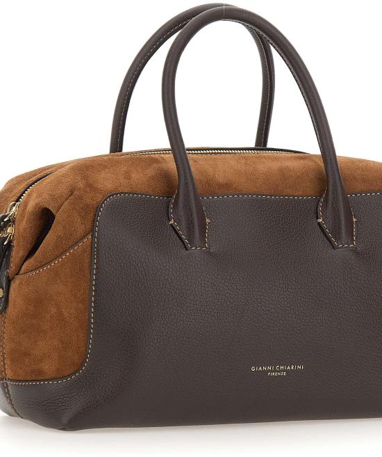 26FW 지아니 끼아리니 토트백 BS12241GRNCMESPRESSOCOGNAC BROWN - GIANNI CHIARINI