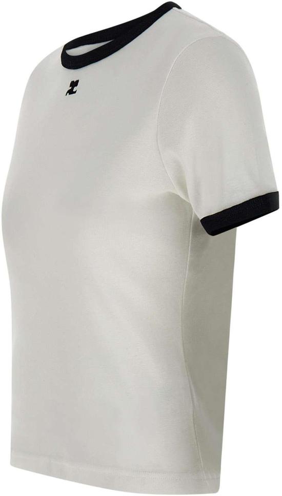 26SS 쿠레쥬 반팔 티셔츠 3662895060537 WHITE - COURREGES