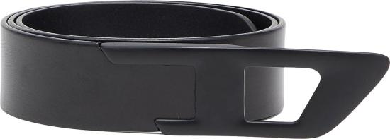 26FW 디젤 가죽 벨트 X10867PR666H1669 BLACK
