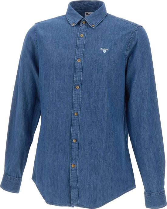 26SS 바버 데님 셔츠 MSH5588MSHBL15 BLUE