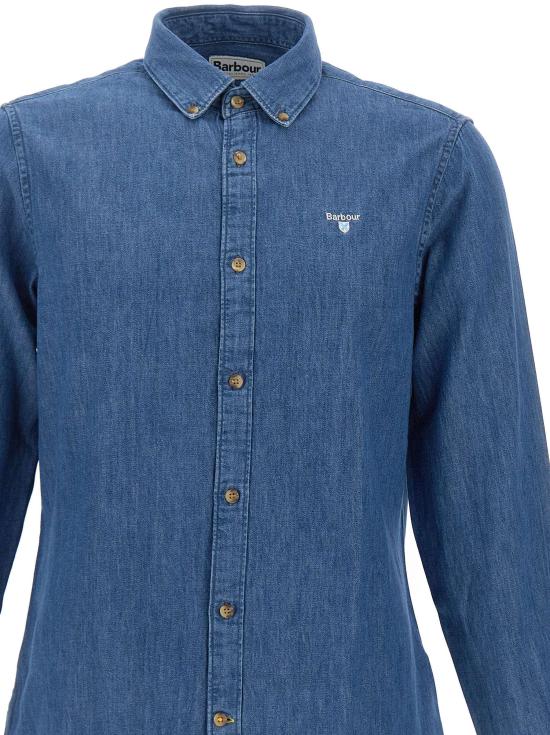 26SS 바버 데님 셔츠 MSH5588MSHBL15 BLUE - BARBOUR