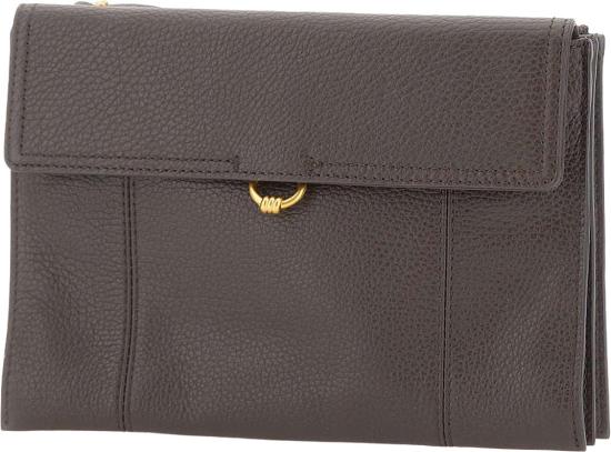 26FW 지아니 끼아리니 클러치/파우치 BSW6010GRNESPRESSO BROWN