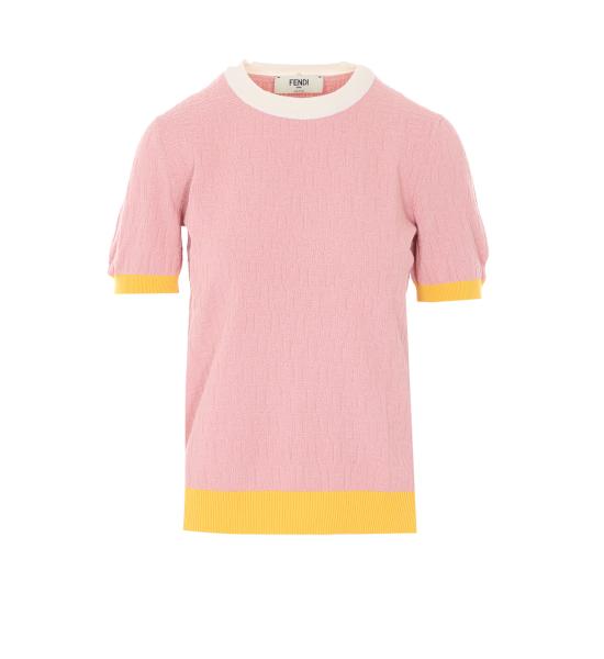 26SS 펜디 코튼 실크 스웨터 FZXE94 AW4SF1W0S Pink