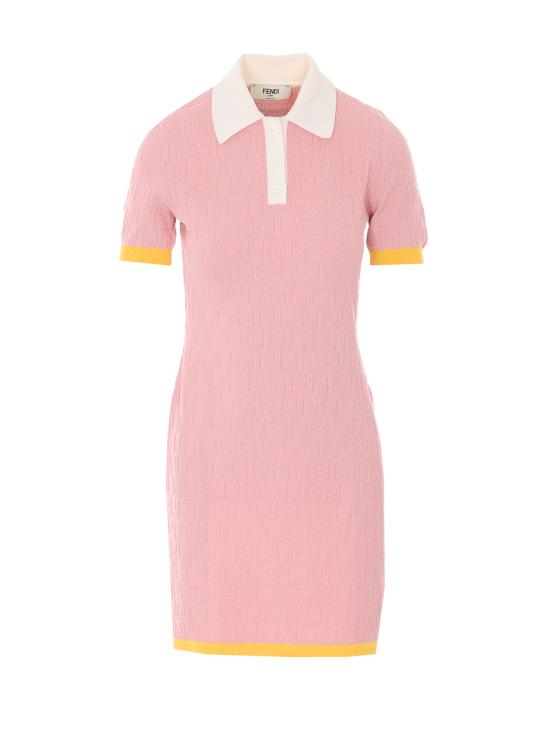 26SS 펜디 미디 원피스 FZDE35 AW4SF1W0S Pink
