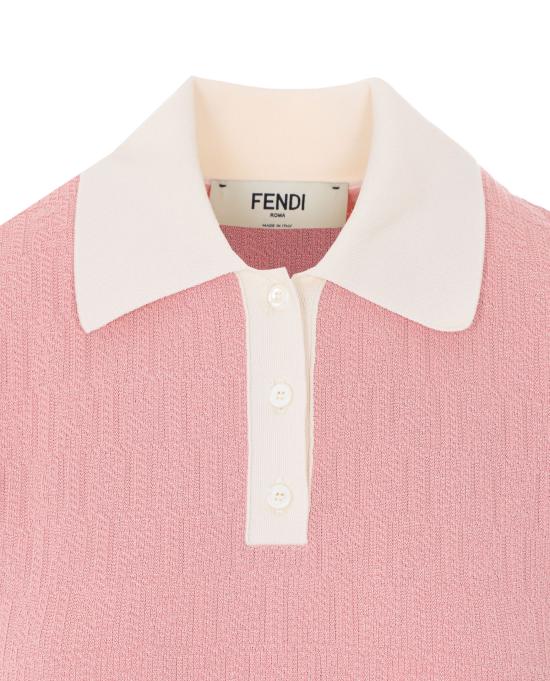 26SS 펜디 미디 원피스 FZDE35 AW4SF1W0S Pink - FENDI