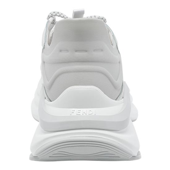 26SS 펜디 F-라이트 가죽 메쉬 러닝 슈즈 8E8887 AYFPF1V80 White - FENDI