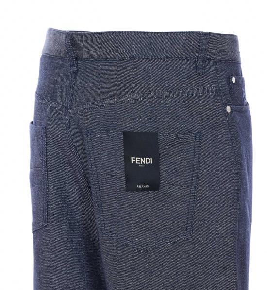 26SS 펜디 다크 블루 진 FLP345 AYUCF0QG0 Blue - FENDI