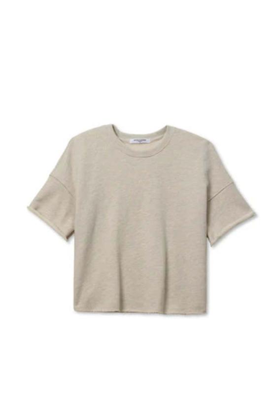  퍼펙트 화이트 티 반팔 티셔츠 에즈라 SS 테리 스웨트셔츠 - PERFECT WHITE TEE