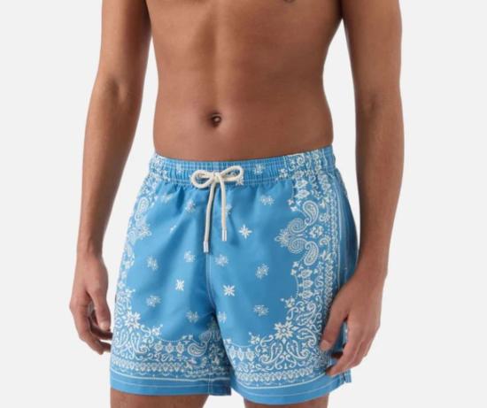 26SS 세인트바쓰 스윔팬츠 GUS000900094L Blue - MC2 SAINT BARTH