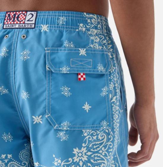 26SS 세인트바쓰 스윔팬츠 GUS000900094L Blue - MC2 SAINT BARTH