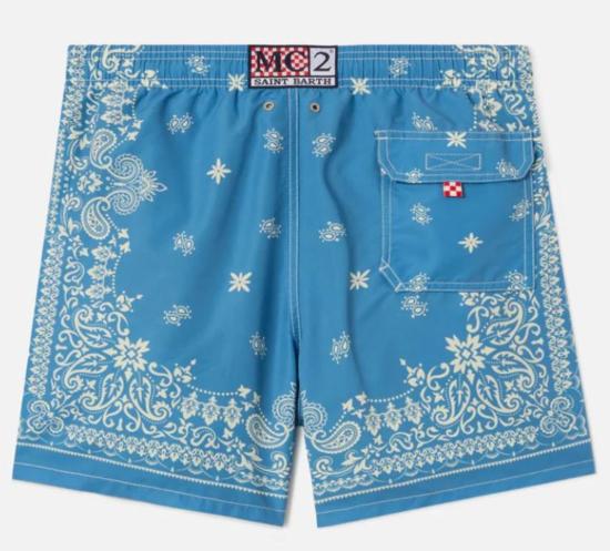 26SS 세인트바쓰 스윔팬츠 GUS000900094L Blue - MC2 SAINT BARTH
