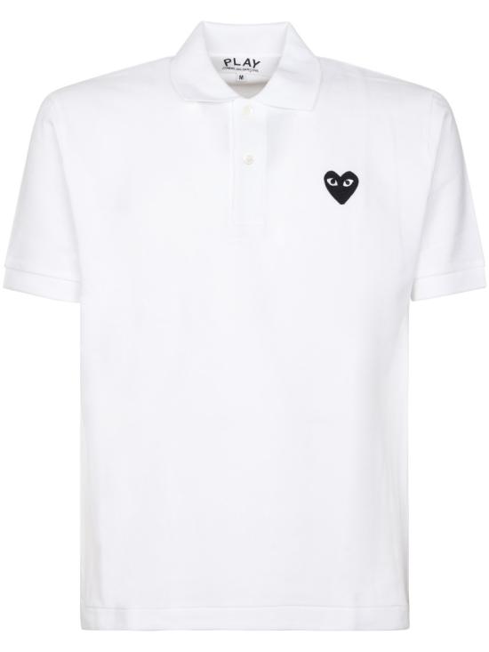26SS 꼼데가르송 폴로 티셔츠 AX T066 0512 White