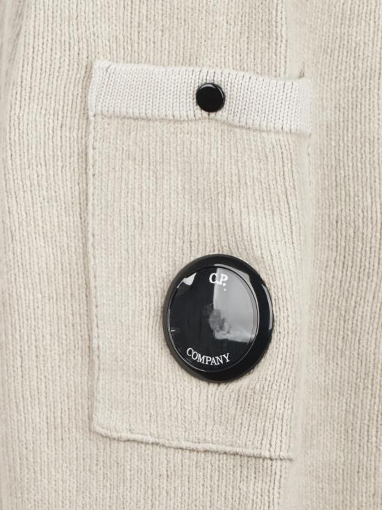 26SS 씨피 컴퍼니 코튼 셔닐 렌즈 스웨터 20CMKN091A005687G904 Grey - C.P. COMPANY