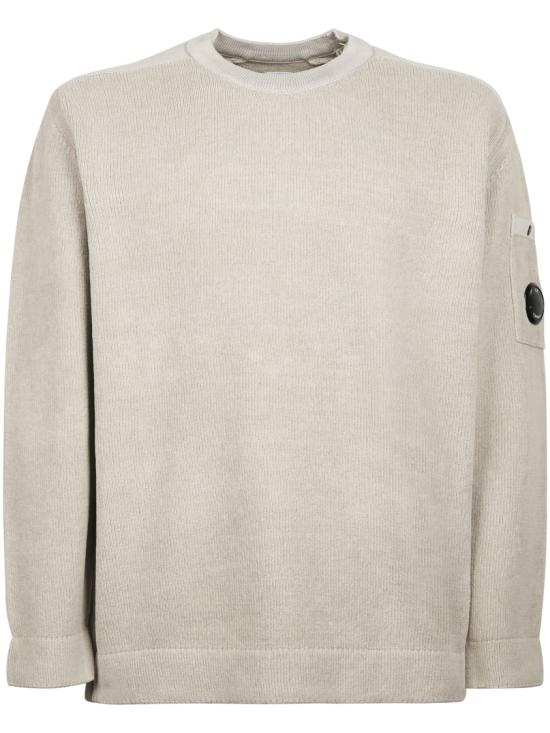 26SS 씨피 컴퍼니 코튼 셔닐 렌즈 스웨터 20CMKN091A005687G904 Grey