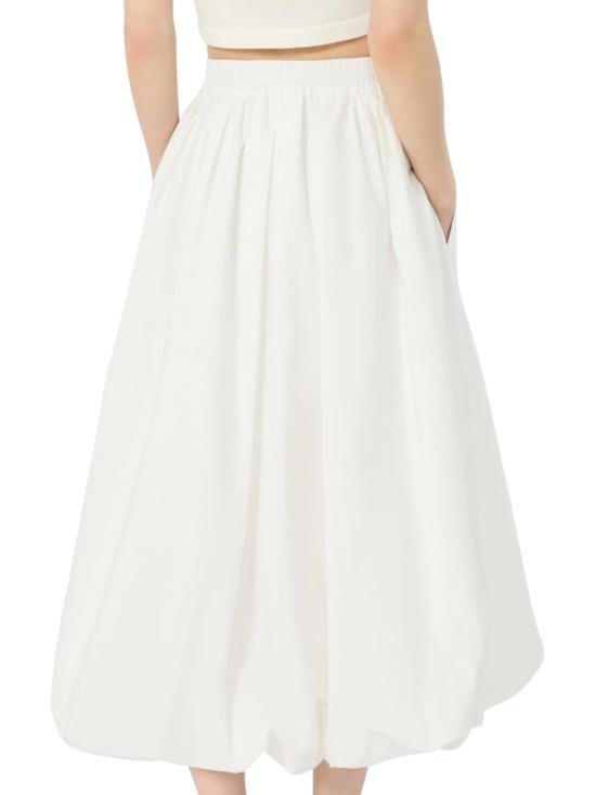 26SS 막스마라 롱 스커트 2615101013600WKINUVOLE038 White - MAX MARA