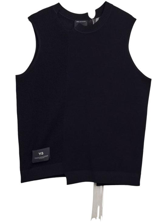 26SS 와이쓰리 니트 베스트 KH0420BLACK Black