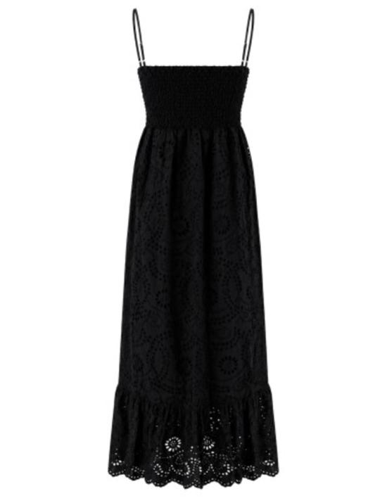 26SS 세인트바쓰 롱 원피스 JME00201443L Black - MC2 SAINT BARTH