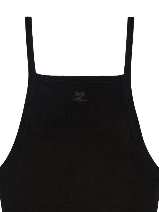 26SS 쿠레쥬 미디 원피스 126JRO812JS02649999 Black - COURREGES