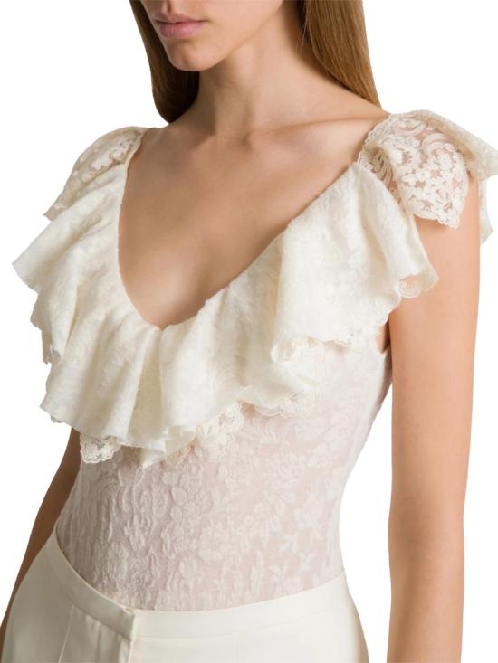 26SS 알베르타 페레티 바디수트 티셔츠 110316210003 White - ALBERTA FERRETTI