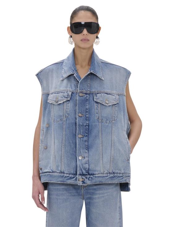 26SS 하이쿠레 데님 자켓 HEW09123DF106L0909 Blue - HAIKURE