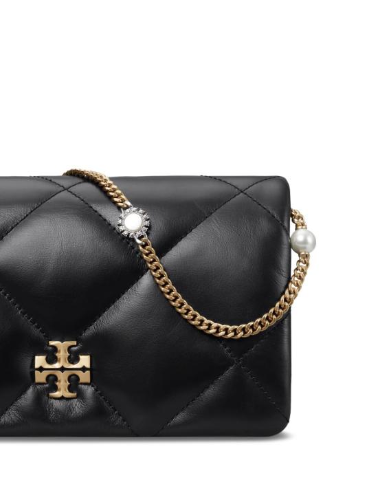 26SS 토리버치 키라 다이아몬드 퀼트 체인 숄더백 162139001 Black - TORY BURCH