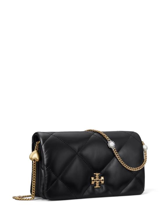 26SS 토리버치 키라 다이아몬드 퀼트 체인 숄더백 162139001 Black - TORY BURCH
