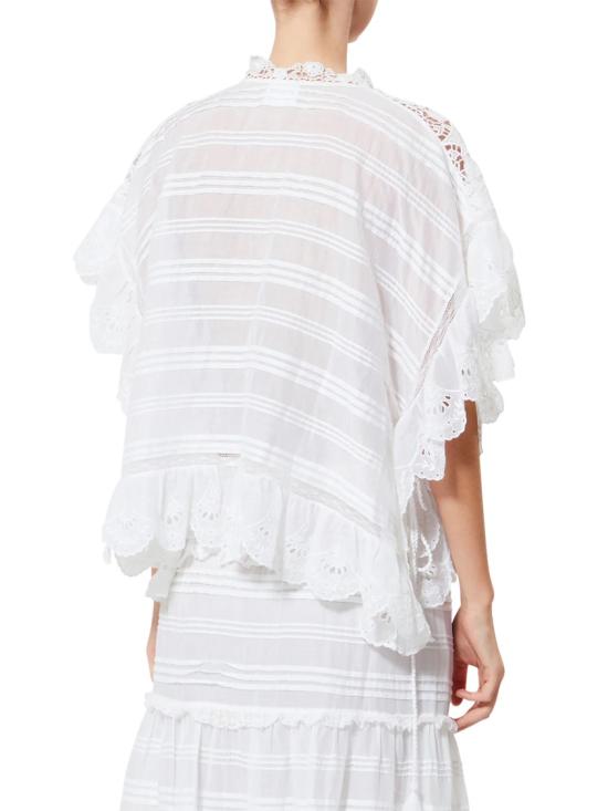 26SS 이자벨마랑에뚜왈 블라우스 26PHT0768FA D1J05E20WH White - ISABEL MARANT ETOILE