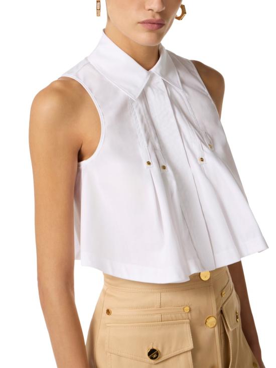 26SS 엘리자베타프랜치 블라우스 CA16362E2100 White - ELISABETTA FRANCHI